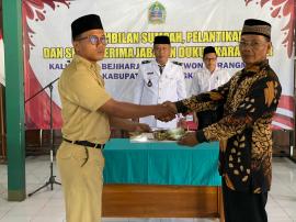 Lurah Bejiharjo Lantik Dukuh Baru
