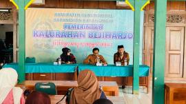 Sosialisasi Perda DIY Nomor 2 Tahun 2017 Digelar di Kalurahan Bejiharjo