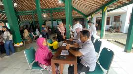 ### Pendaftaran Perlinsos Dilaksanakan di Balai Kalurahan Bejiharjo Bersama Dinsos Gunungkidul
